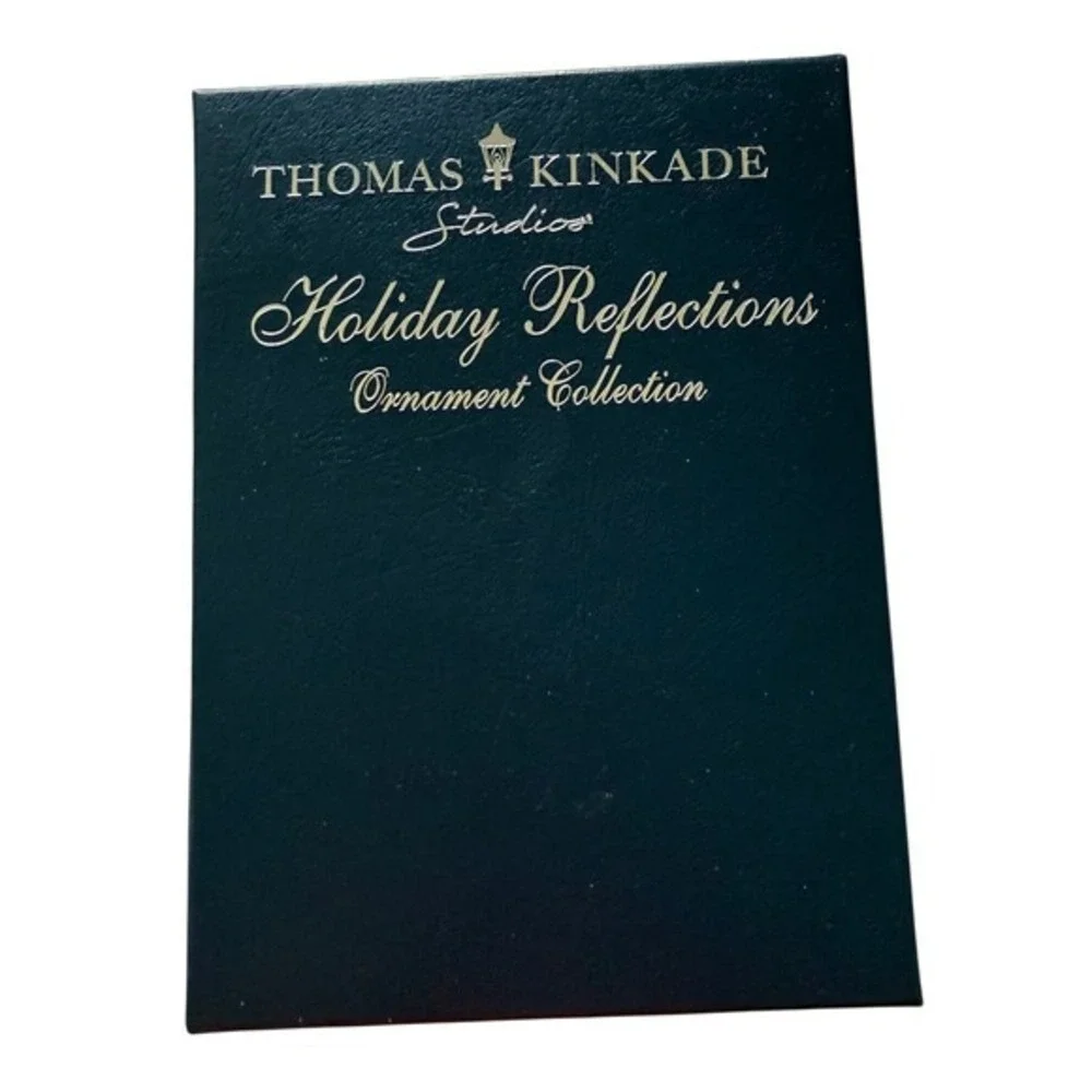 Thomas Kinkade 2022 Crystal Christmas Tree Ornament‎ w/ Box